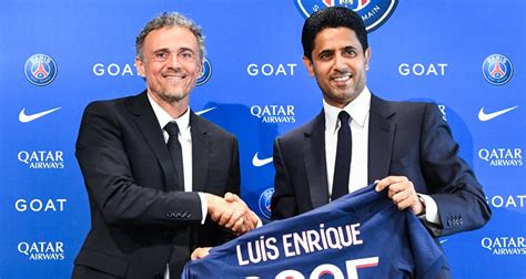 Psg Après Al Khelaïfi Cest Luis Enrique Qui A Tenu Un Discours Très