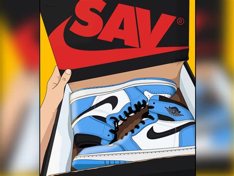 NIKE shoes in cartoon style by Amnay taguemount on Dribbble