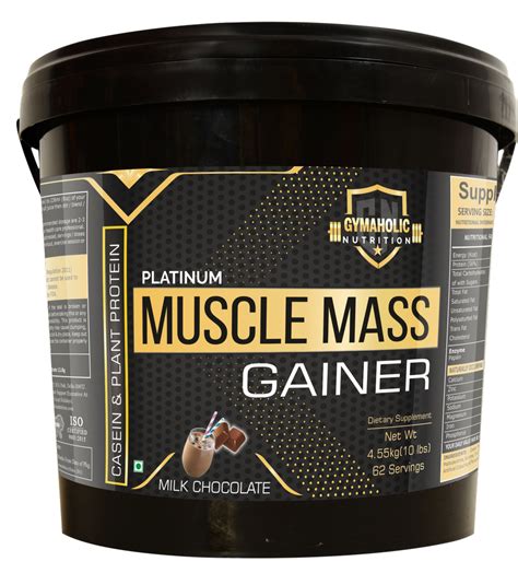 Platinum Muscle Lean Mass Gainer Packaging Type Container Packaging Size 455kg 10 Lbs At