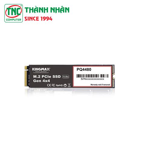 Ổ cứng gắn trong SSD 2TB NVMe Gen4x4 Kingmax PQ4480 tháng 10 2024