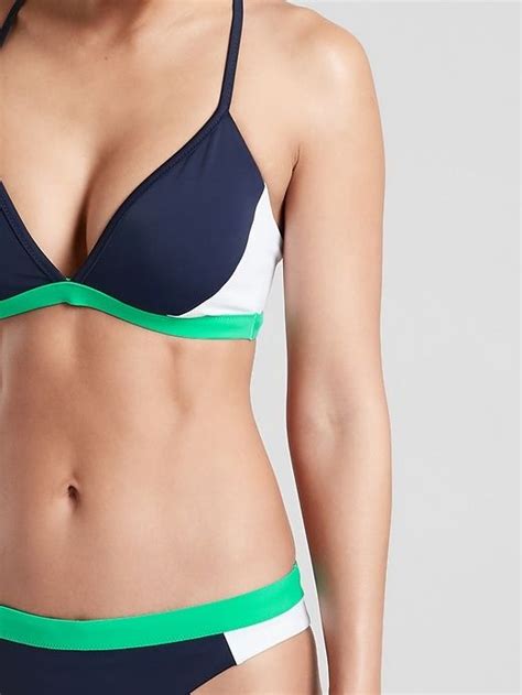 Freestyle Colorblock Bikini Top Athleta Color Block Bikini High