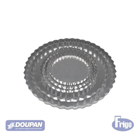 Forma Para Torta De Alum Nio Fundo Falso Crespa X Cm Doupan