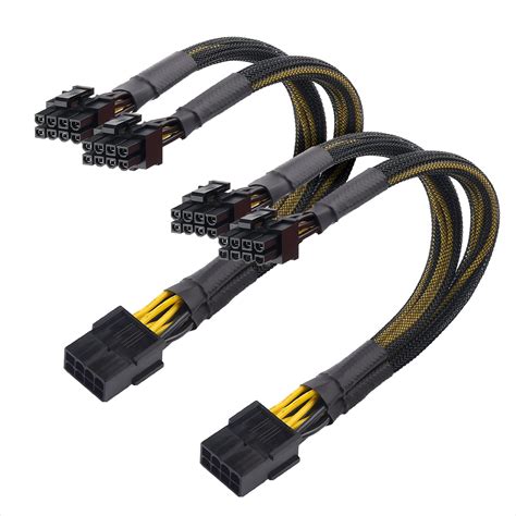 Pcie 6 Pin Male To 8 Pin 62 Maleteamprofitcom Pci Express Power Adapter Cable