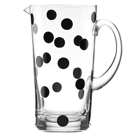 Kate Spade New York Lenox Glass Deco Dot Pitcher