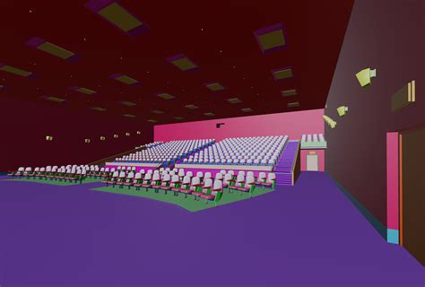 ArtStation - Movie Theater Interior | Resources