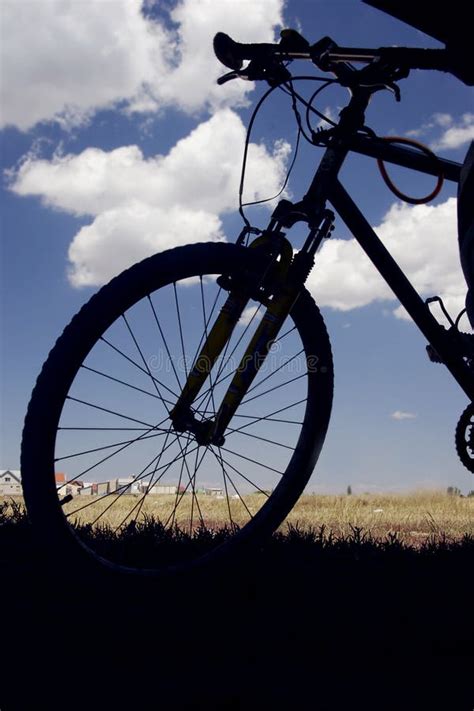 Silhouette of bicycle stock image. Image of people, cyclist - 2736589