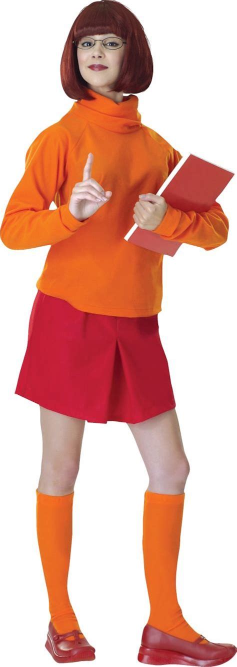 Scooby Doo Velma Costume For Adults Party City Fancy Dress Costumes