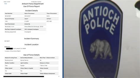 Senior-level Antioch Police Department officers signed off on use of ...