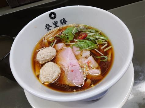 287「比内町比内地鶏100鶏全量しょうゆらーめんもち小麦麺に変更」らぁめん 登里勝 Drきのらーのらーめんアナリシス