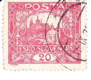 Stamp Prague Castle Czechoslovakia Hrad Any At Prague Mi Cs C Afa