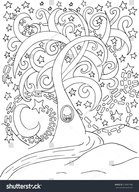 Nighttime Coloring Pages