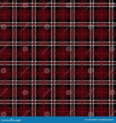 Red Buffalo Plaid Seamless Pattern Stock Vector Illustration Of