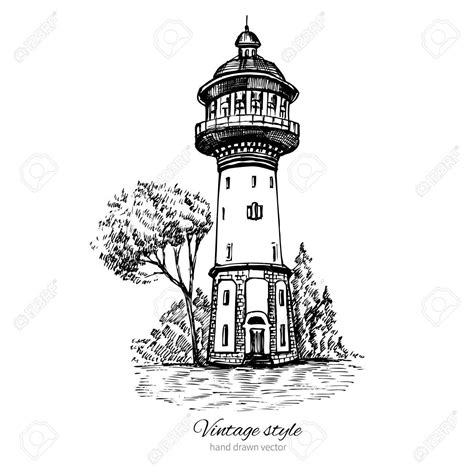 Water Tower Coloring Pages