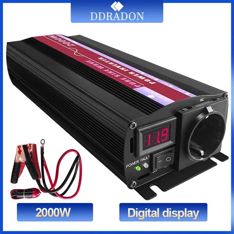 Saf Sin S Dalga Invert R 1000W 1600W 2000W DC 12V AC 220V 50Hz G