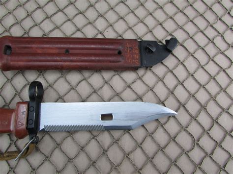 Russian Izhevsk Akm Type Ak Bayonet W Bakelite Handle And Matching