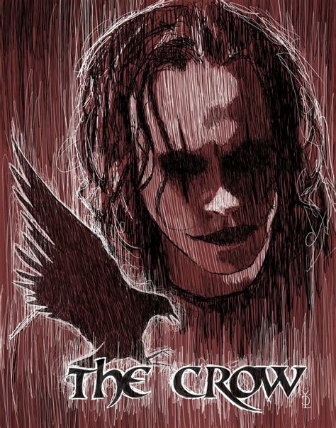 The Crow Poster By Lillix Crow Movie Crow Crow Images