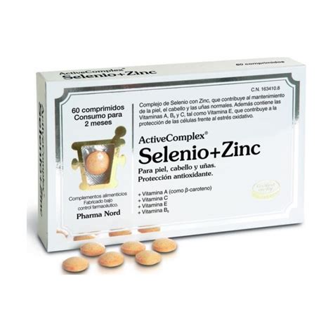 Activecomplex Selenio Y Zinc De Pharma Nord 60 Comp Naturitas