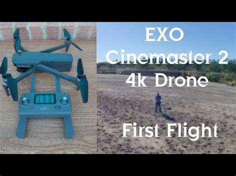 Exo Cinemaster Drone K Camera First Flight Tucson Youtube