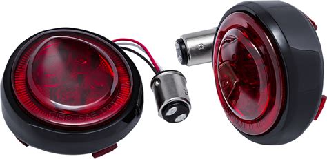 Ciro Fang Rear Red Led Motorcycle Turn Signal Inserts Harley