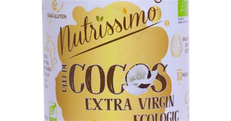 Bio Ulei De Cocos Virgin Presat La Rece 1000ml Nutrissimo