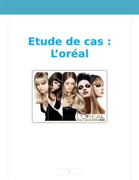 PDF Etude de cas Loréal d1n7iqsz6ob2ad cloudfront