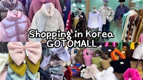 Shopping In Korea Vlog 🇰🇷 2024 Winter Fashion Haul At Gotomall Underground Shopping Center 💜