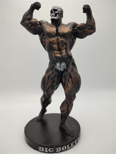Bodybuilding Statue With Custom Caption 36/55cm Figurine of - Etsy