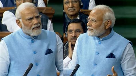 Pm Modi Goes Green In Blue Jacket Made From Recycled Pet Bottles