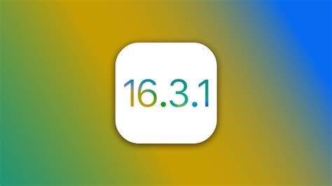 ZonaAppleWorld On Twitter Se Ha Lanzado IOS 16 3 1 Para Todo El