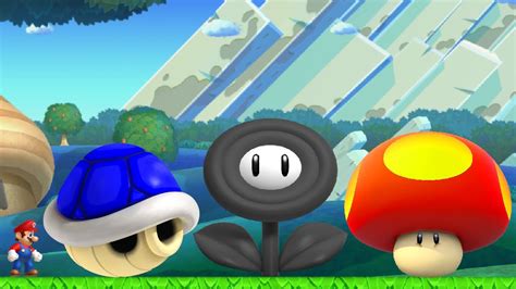 Can Mario Collect The Ultimate Giga Mushroom Blue Shell Evil Flower