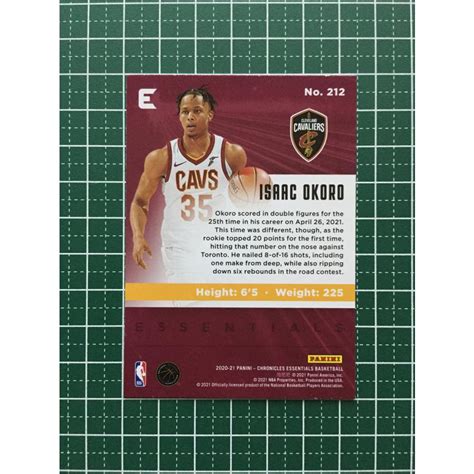 Panini Nba Chronicles Isaac Okoro Cleveland Cavaliers