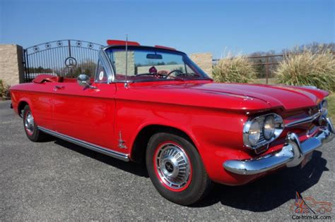 1963 Chevrolet Corvair Monza 900 Spyder Convertible Low Original Miles