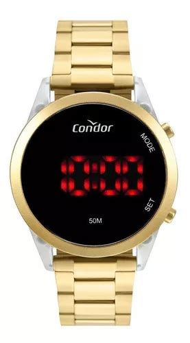 Reloj Digital Para Mujer Condor COJHS31BAF 7D Dorado MercadoLibre