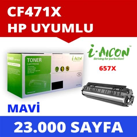 I Aicon C Cf X Hp Cf X Sayfa Cyan Muadil Lazer Yaz C Lar