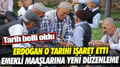 Son Dakika Erdoğan o tarihi işaret etti Emekli maaşlarına yeni