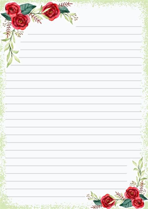 Letter Paper A4 Letter Paper Free Printable Stationery Printable Lined Paper