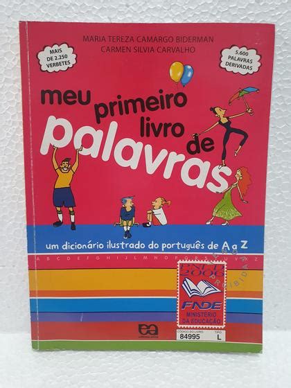 Livro Meu Primeiro Livro De Palavras Um Dicion Rio Ilustrado Do