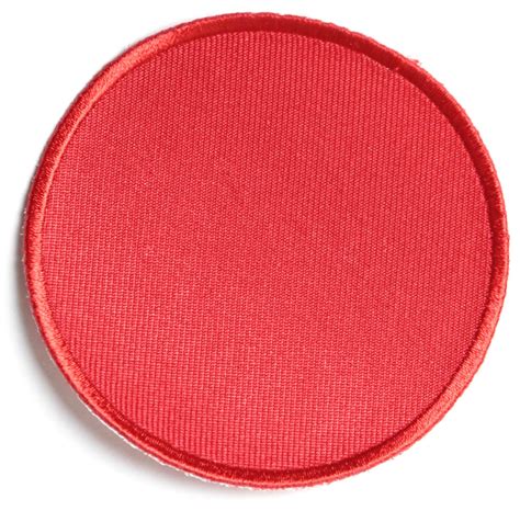 Red 3 Inch Round Blank Patch Embroidered Patches