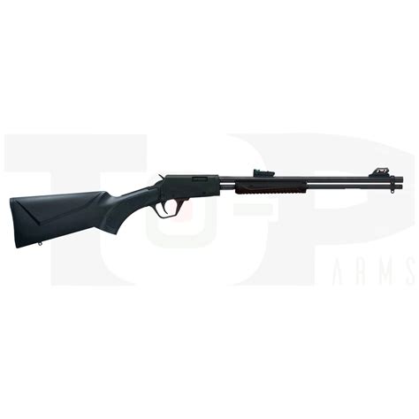 Rifle Cbc Pump Action Lr Cano Coronha Em Pol Mero Preto Top