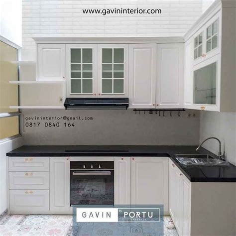 Design Kitchen Set Klasik Dengan Warna Putih Kitchen Sets White