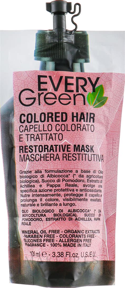 Dikson Every Green Colored Hair Restorative Mask Mascarilla Para