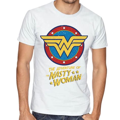 2017 Fashion New Movie Wonder Woman T Shirt Men Summer Cotton Comics