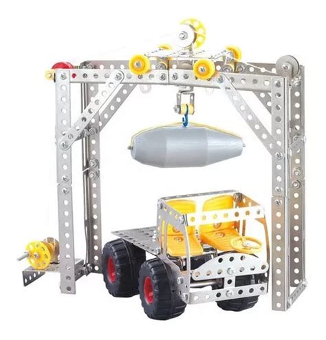 Juego Construccion Tipo Mecano Puente Grua Camion Pz Duen Mebuscar