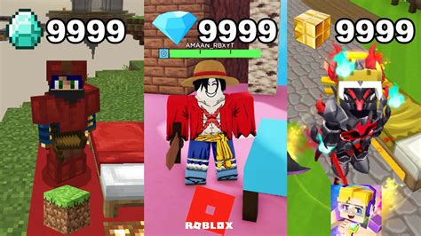 Minecraft Bedwars Vs Roblox Bedwars Vs Blockman Go Bedwars Youtube