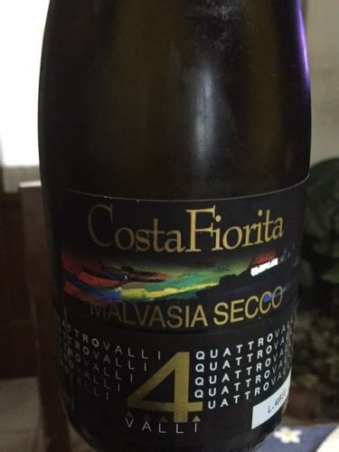 Quattro Valli Costa Fiorita Malvasia Secco Vivino