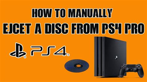 How To Manually Eject A Disc From PS4 PRO YouTube