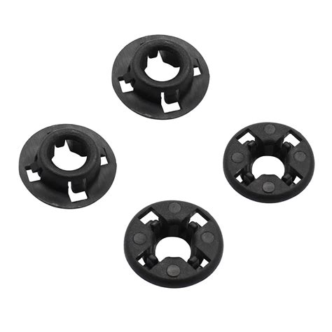 Parts Accessories 10x Black Plastic Hood Prop Rod Pivot Grommet Clip