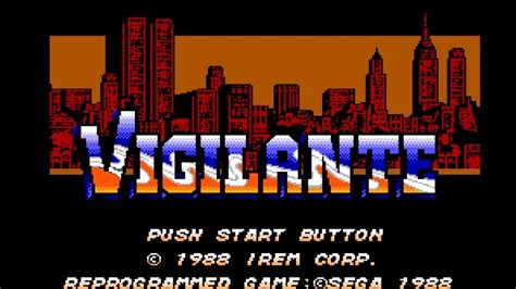 Vigilante Sega Master System Longplay Youtube