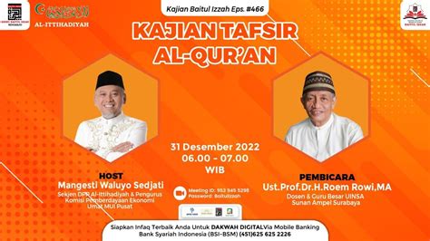 Tafsir Alquran Surat Al Kahfi Ayat S D Oleh Ust Prof