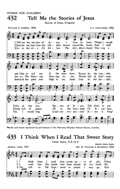 The Hymnal Of The Evangelical United Brethren Church 433 I Think When